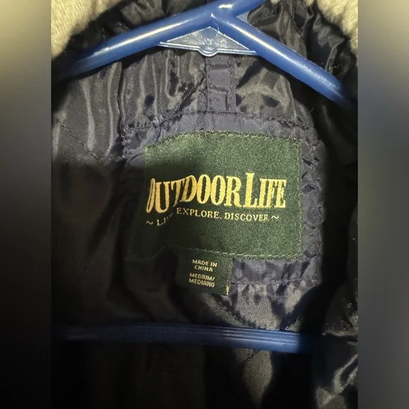 Men’s outdoor life hooded jacket size M - Picture 3 of 4